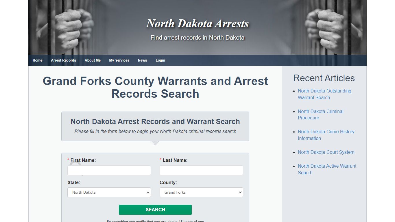 Grand Forks County Warrants and Arrest Records Search